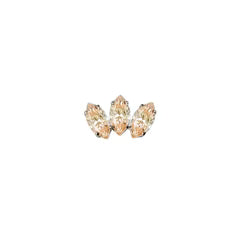 Marquise Fan Triple Gem